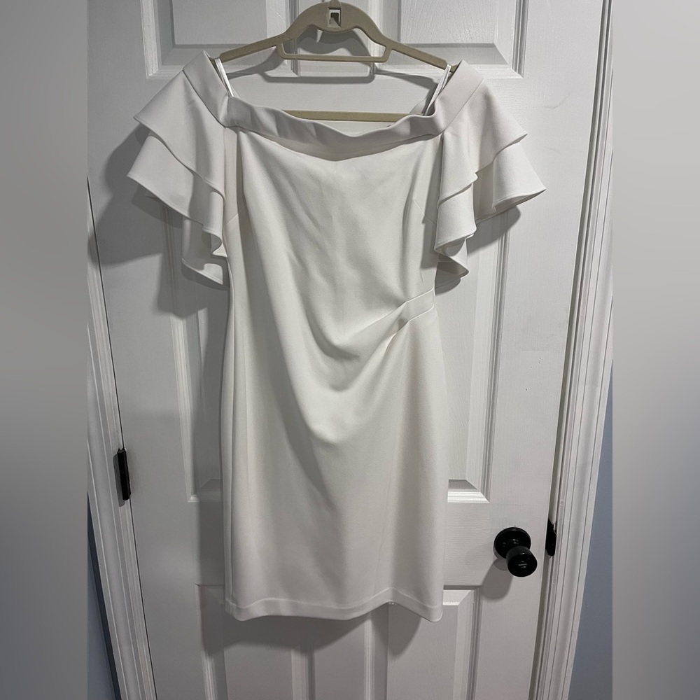 Ralph Lauren White Formal Dress. Size 6.